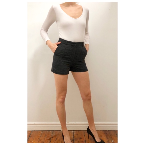 Topshop Tweed Shorts - Picture 3 of 4